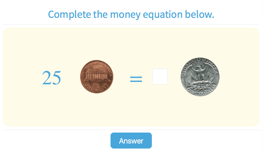 Money - Practice with Math Games