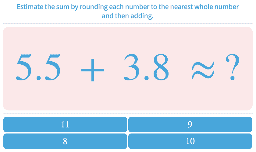 Estimation - Practice with Math Games